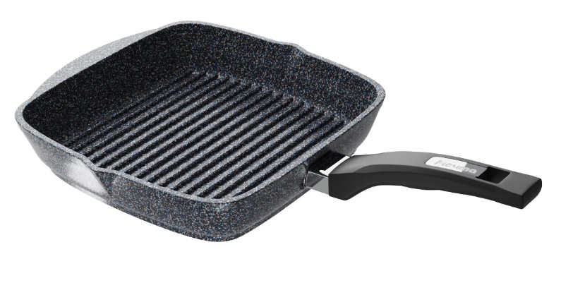 Olinmaydigan tutqichli va qopqog'i bilan kvadrat Toʻq koʻk Mechta tovasi (28sm) arzon