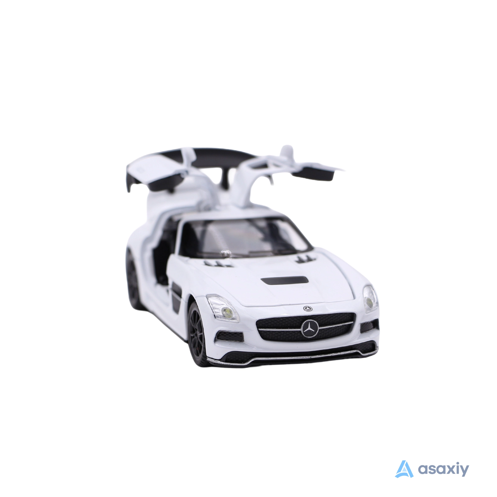 Mercedes SLS AMG qora o'yinchoq mashina White O'zbekistonda