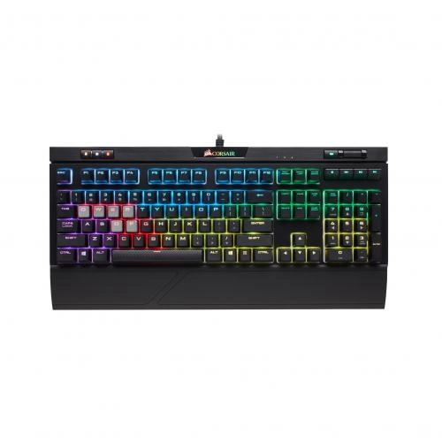 Клавиатура Corsair STRAFE RGB MK.2 (Cherry MX Red) Black USB купить