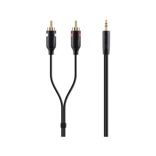 Belkin 2RCA - Jack 3.5 5m Black (F3Y116BT5M) kabeli sotib olish