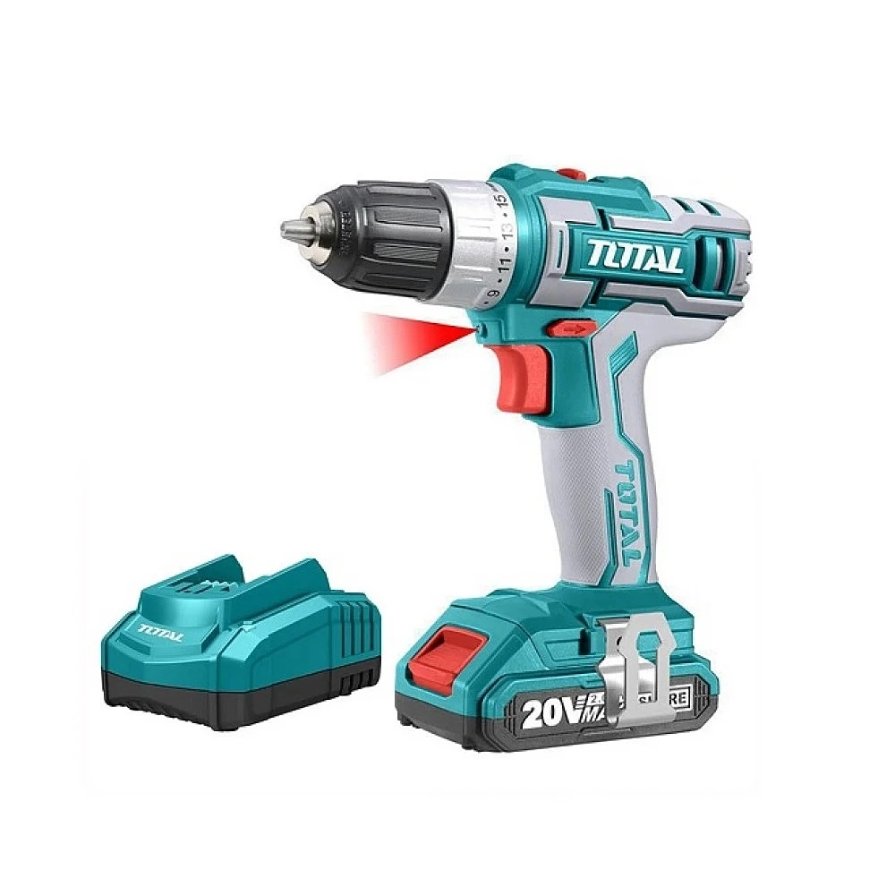 Дрель-шуруповерт TOTAL TDLI200215 (Сменный аккумулятор) купить