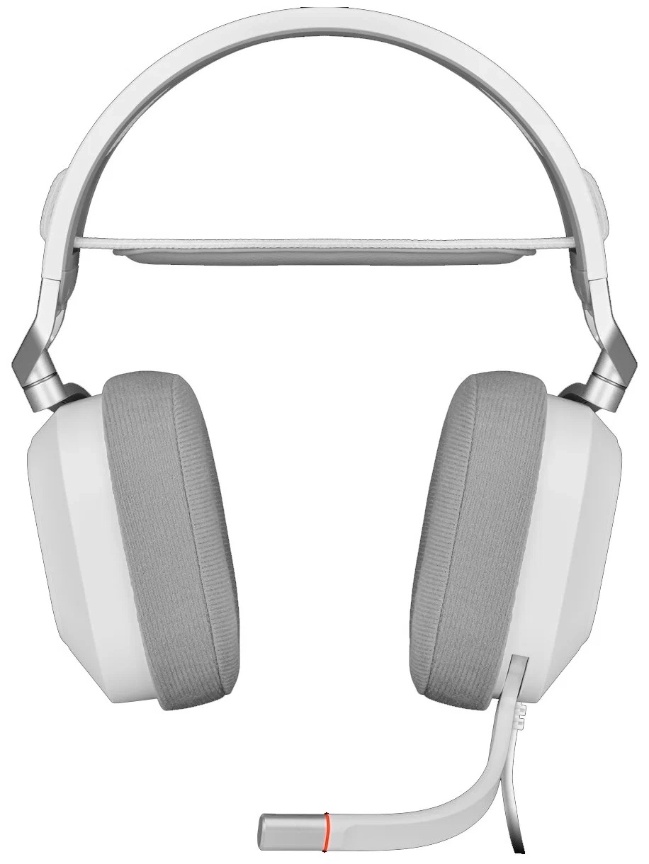 Компьютерные наушники Corsair HS80 RGB USB - White онлайн