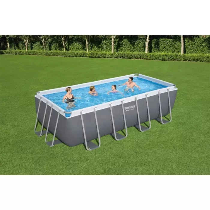 Bestway Power Steel Rectangular 56671b karkasli basseyni, 488x244x122 sm onlayn
