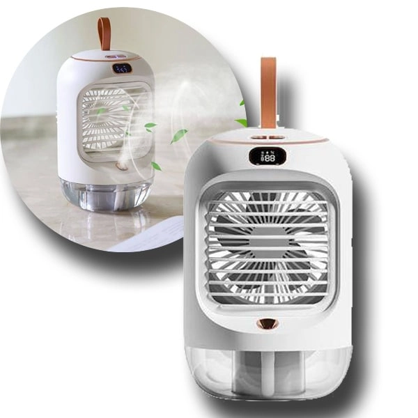 DCO XO-MF76 Mini Fan oq mini ventilyator bo'lib to'lash