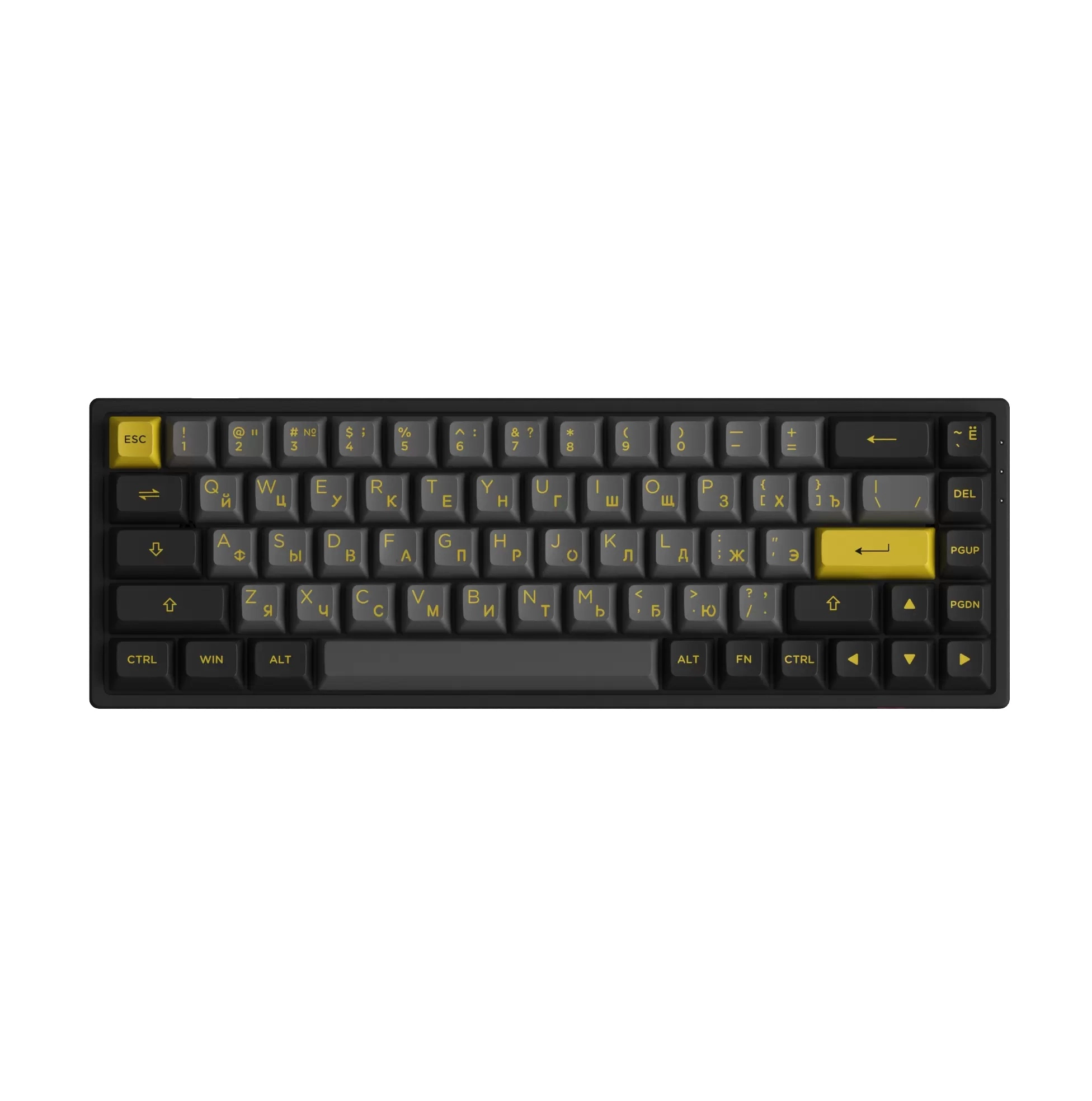 Клавиатура Akko 3068B Plus Black&Gold CS Jelly Black RGB в Узбекистане