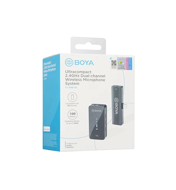 Беспроводной микрофон Boya BY-XM6 S3 рассрочка