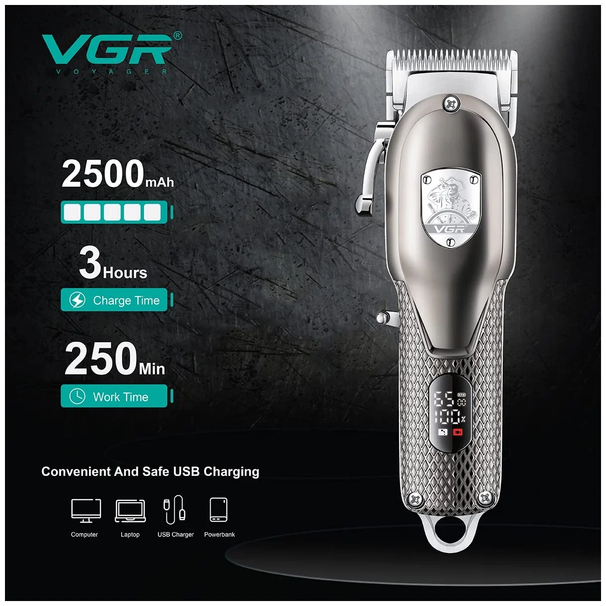 Машинка для стрижки волос VGR V-276 онлайн