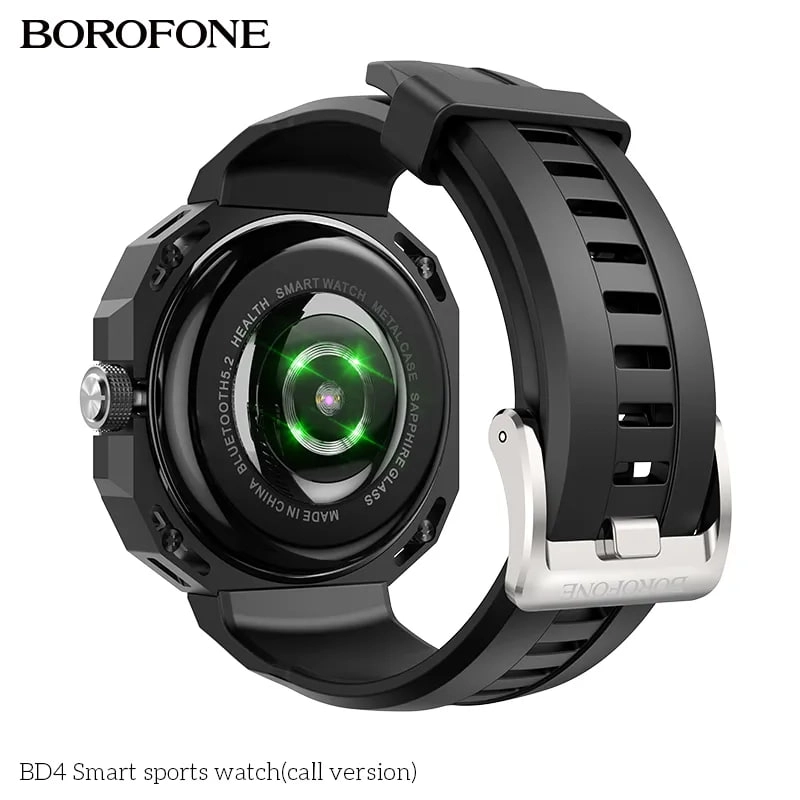 Borofone BD4 qora smart soati O'zbekistonda
