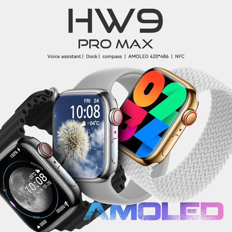 HW9 Pro Max kumushrang smart soati bo'lib to'lash