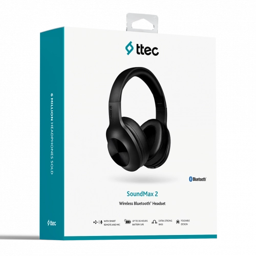 Беспроводные наушники Ttec SoundMax 2 Black рассрочка