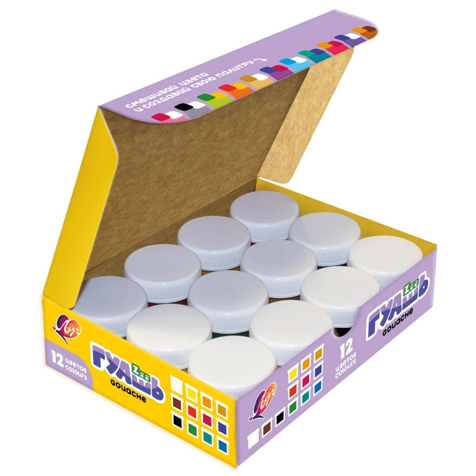 "Luch" guash bo&lsquo;yoqlari ZOO seriyasi, 12 rangda O'zbekistonda