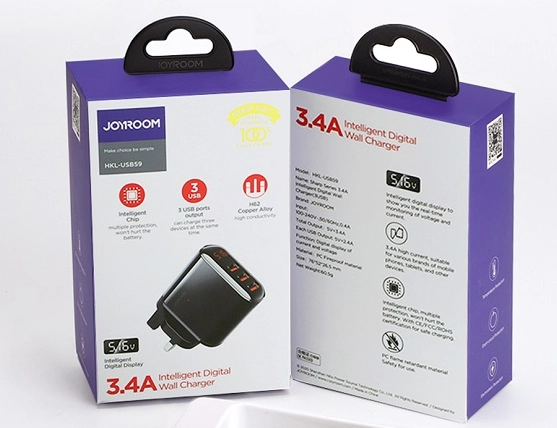 Joyroom HKL-USB59 qora zaryadlash qurilmasi arzon