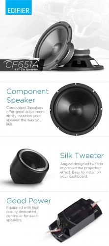 Автомобильная акустика Edifier CF651A в Узбекистане