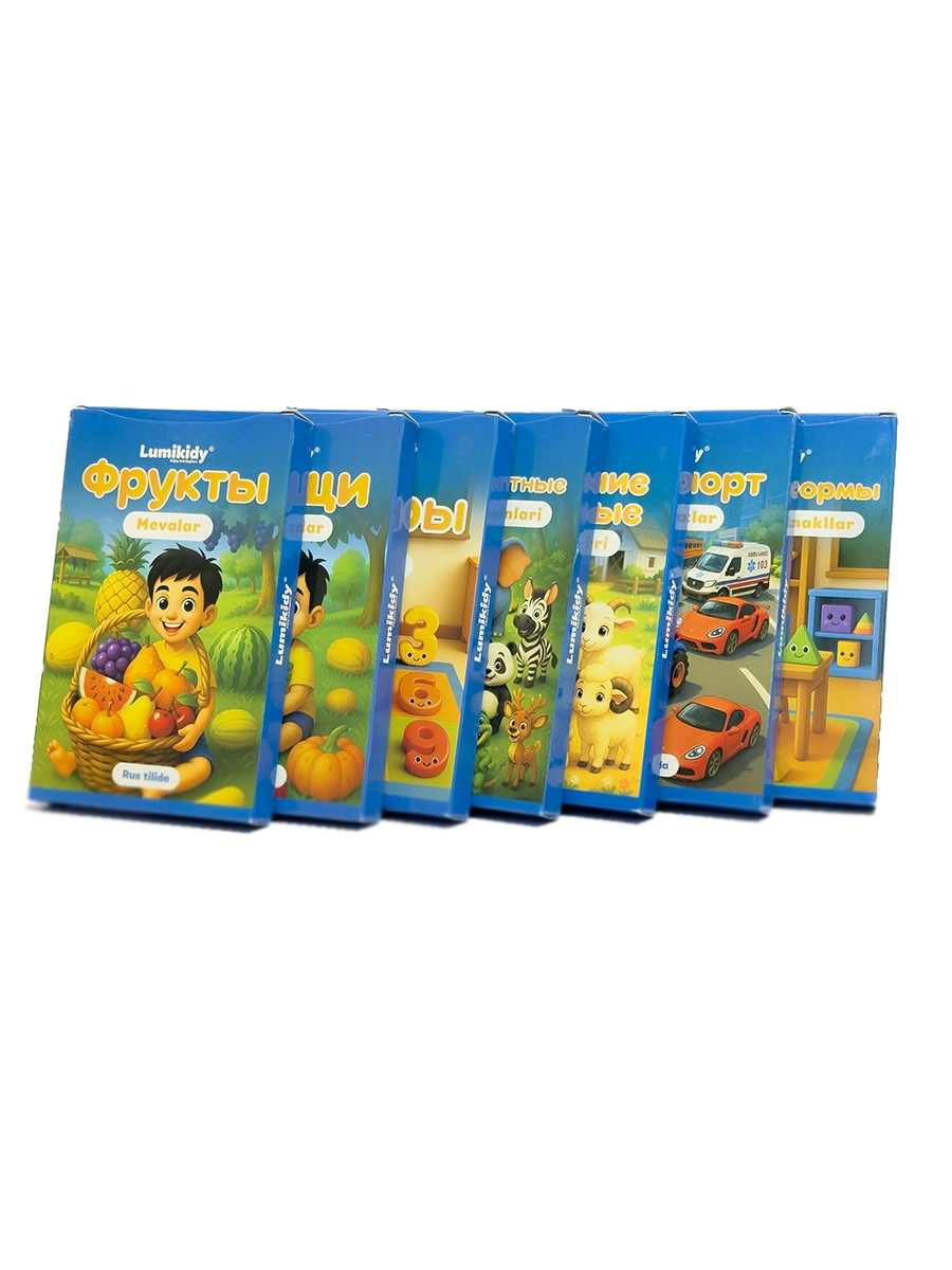 Bolalar rivojlanishi uchun kartochkalar: Mevalar - Фрукты (rus tilida) xususiyatlar