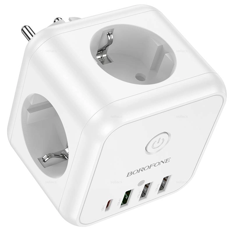 Сетевой фильтр Borofone BAC10 в Узбекистане