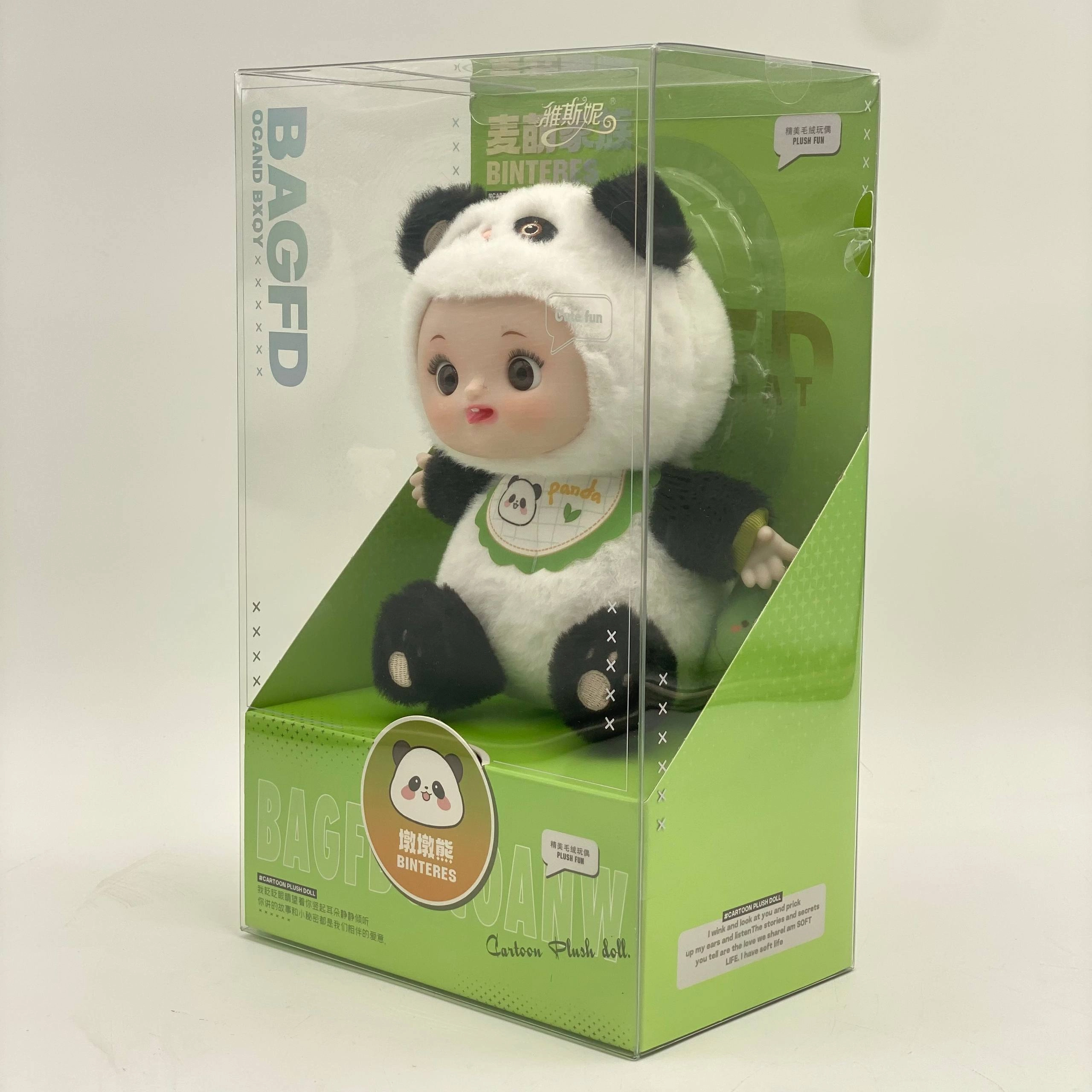 Binteres BAGFD 372 white-black yumshoq o'yinchoq O'zbekistonda