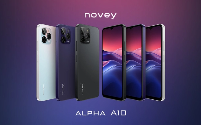 NOVEY Alpha A10 4/64GB Oq Smartfoni rasm bilan