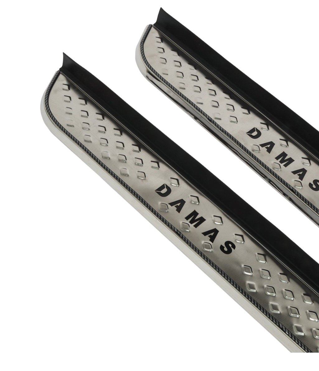 Накладки на пороги для автомобиля Дамас 3 недорого