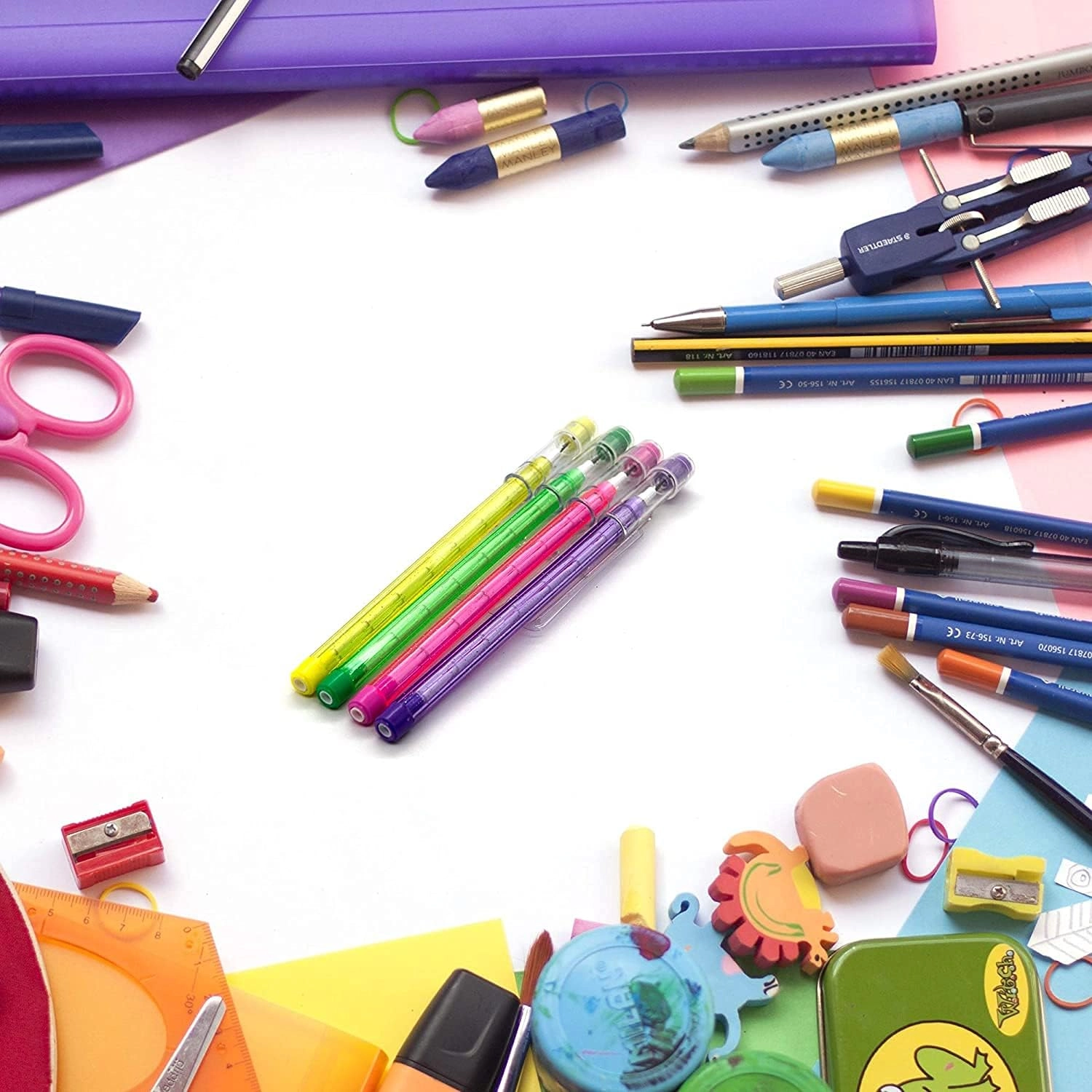 Неострижимый карандаш Bensia D-4236 с ароматным ластиком (1 шт) купить