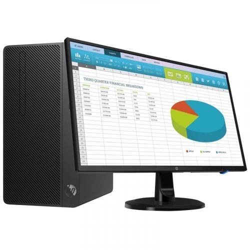 HP 290 G2 Micro Tower / Intel Core i5-8500 / DDR4 4GB / HDD 500GB / DVD / LCD HP N246v 24" / 4YV42ES – G‘arbda terilgan kompyuter sotib olish
