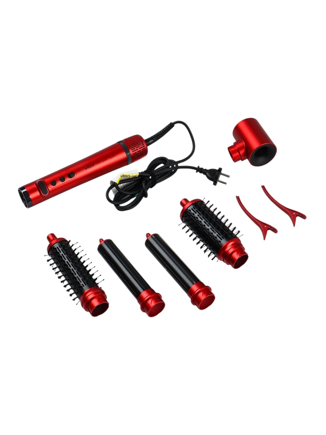 Фен для волос VGR V-475, стайлер, щётка, 5 насадок, 1500 Вт цена