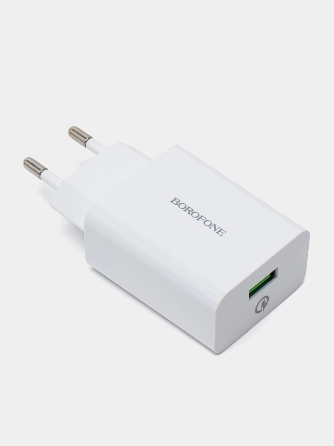 Borofone BA21A QC 3.0 18W quvvatlash uskunasi + Lightning kabeli O'zbekistonda