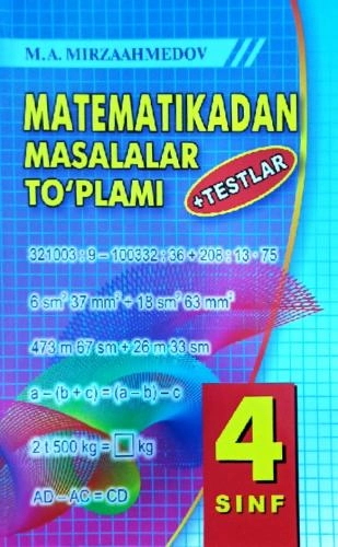 M.Mirzaahmedov: Matematikadan masalalar to‘plami 4-sinf sotib olish