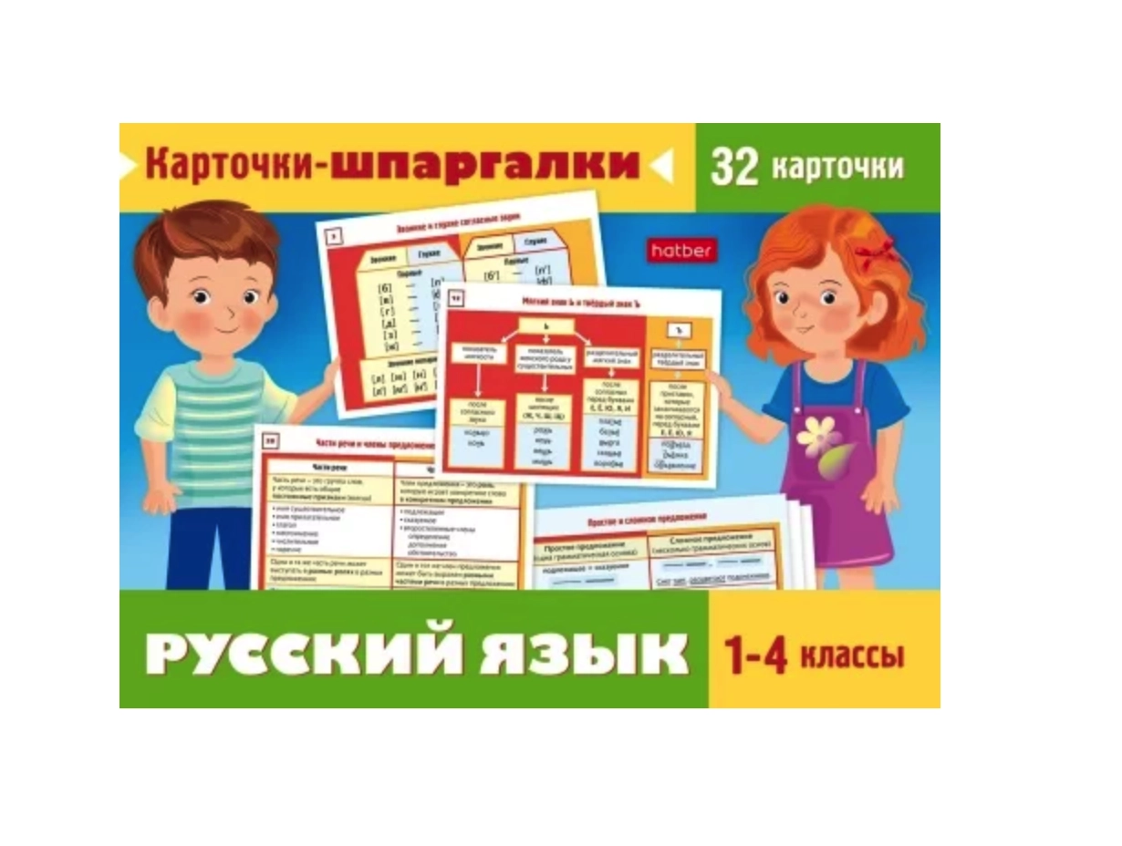 Наглядные пособия для детей "Карточки-шпаргалки" НП_31318 купить
