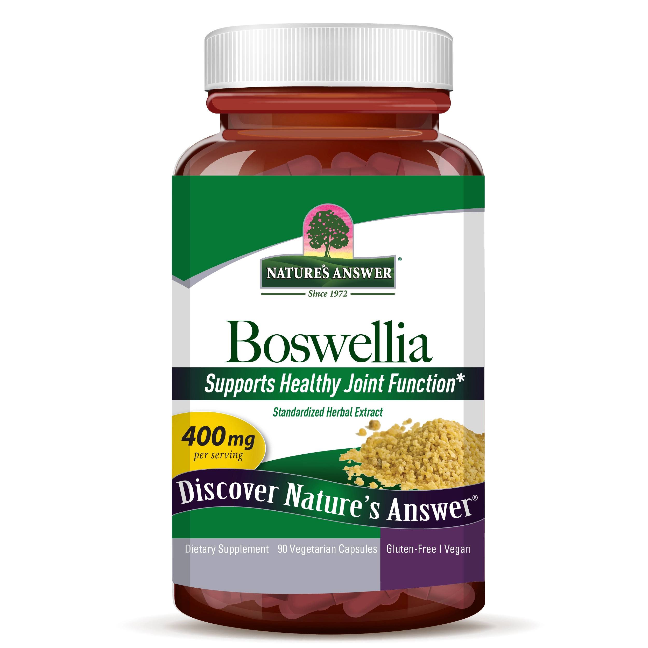 Nature's Answer Standartlashtirilgan Boswellia 90 ta vegetarian kapsula (16366) - rasm №2 Nature's Answer Standartlashtirilgan Boswellia 90 ta vegetarian kapsula (16366) sotib olish