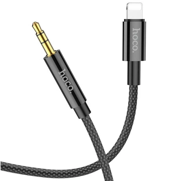 Кабель Hoco UPA19 3.5mm to Lightning Black купить