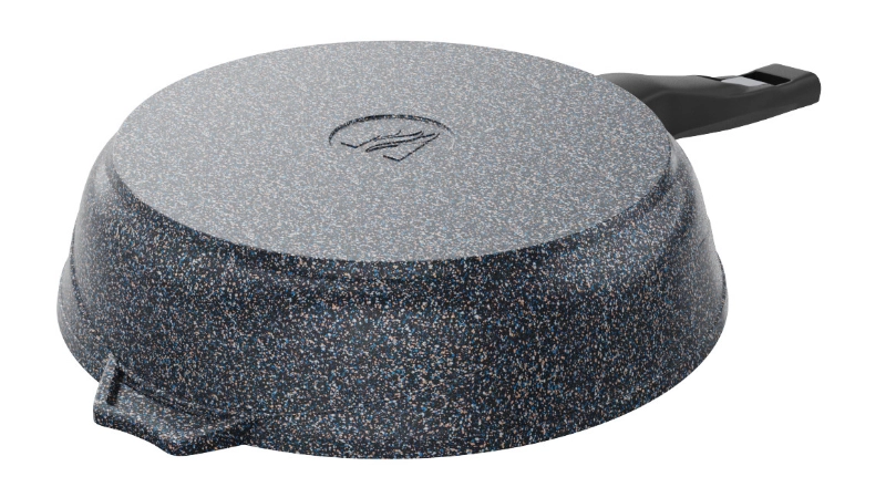 Olinadigan tutqichli Toʻq koʻk Mechta Granit tovasi (22sm) bo'lib to'lash