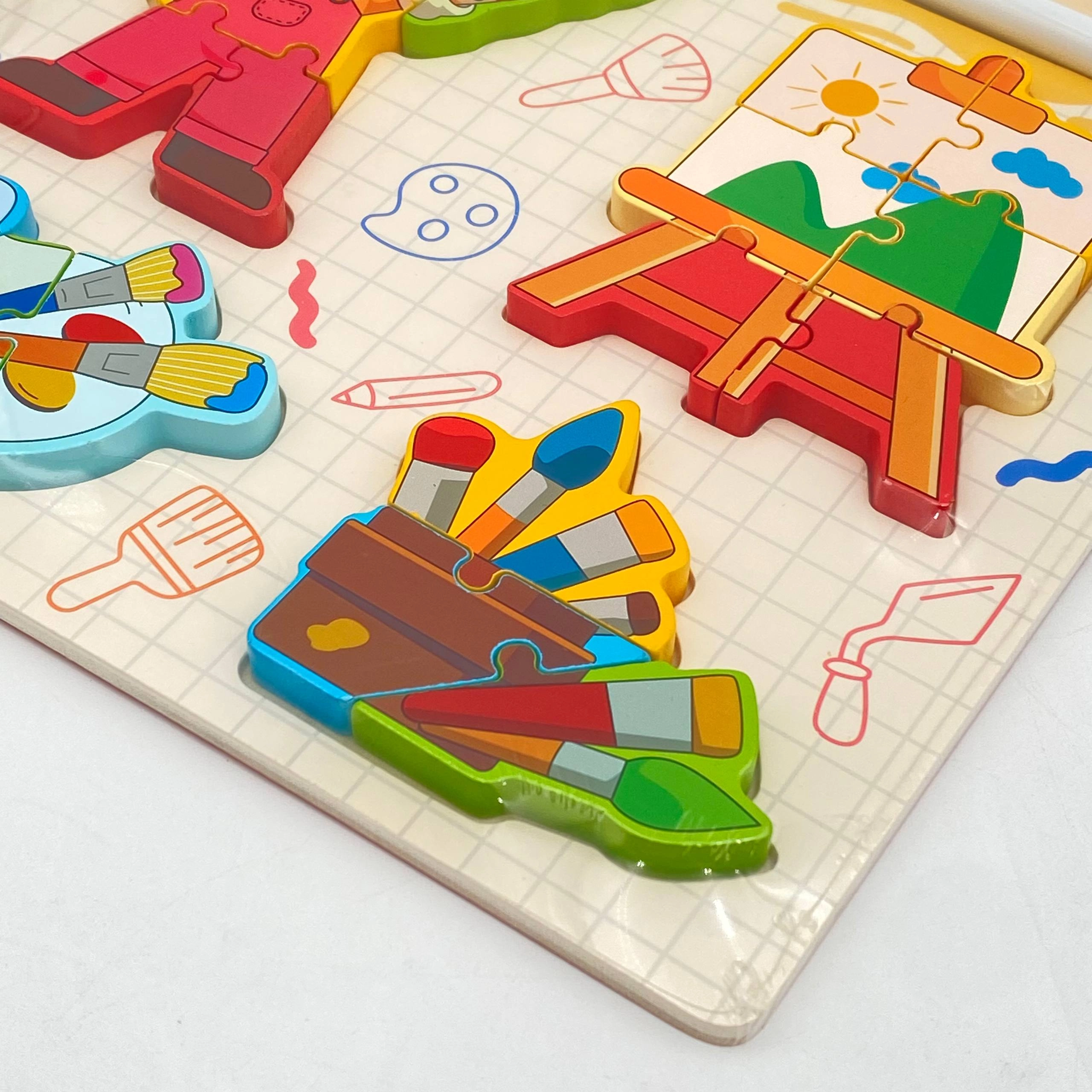 Taxta pazl: Rassom arzon