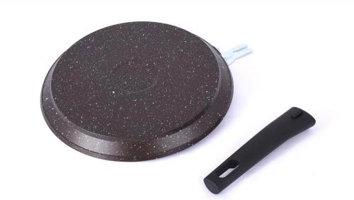 Olinuvchi dastali, 220 mm.lik Kukmara quymoq tovasi (qoramtir, oqish, qahva rangli, pista rangli) xususiyatlar