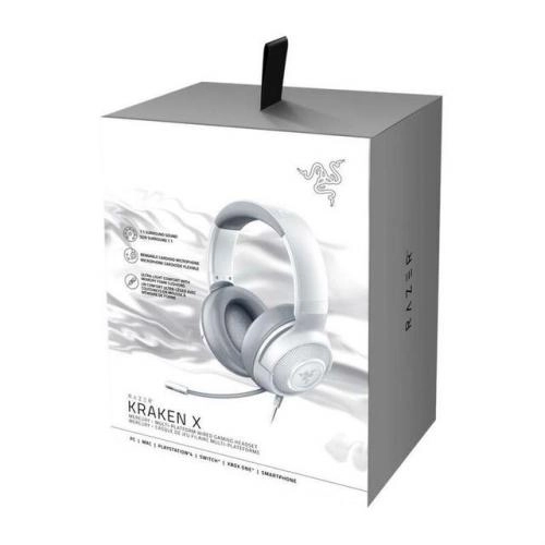 Компьютерные наушники Razer Kraken X 7.1 (White) онлайн