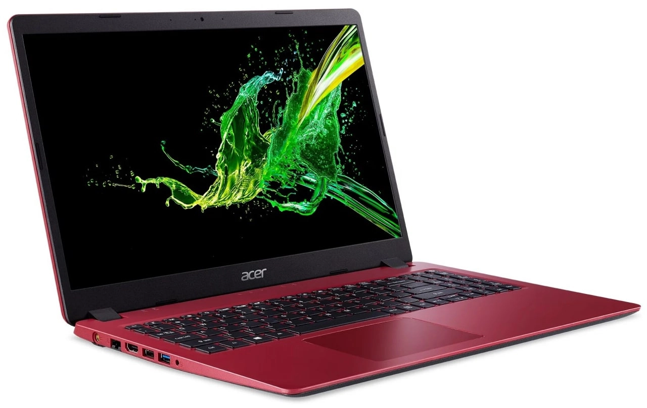 Acer Aspire 3 A315-56-32XE. Core I3-1005G1. DDR4 8GB. HDD 1TB. 15.6" FullHD. Rococo Red Noutbuki arzon