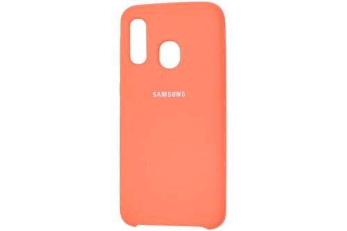 Samsung Galaxy A40s uchun Silicone cover g‘ilofi, upa rangli sotib olish