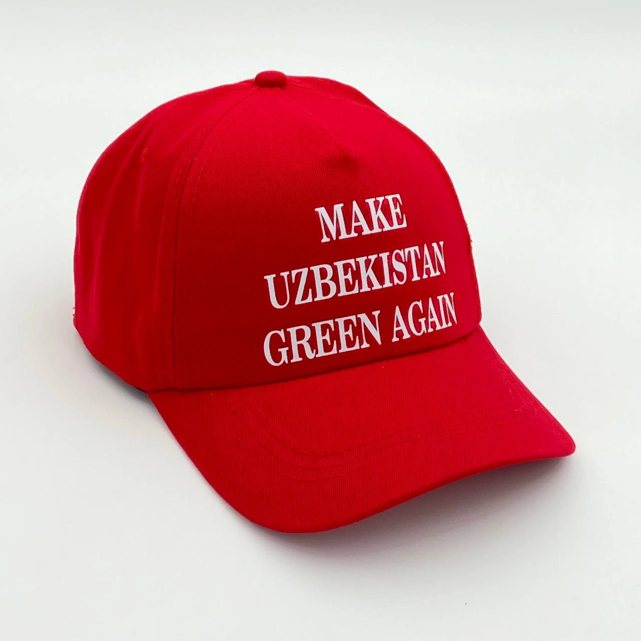 Make Uzbekistan Green Again qizil kepkasi sotib olish