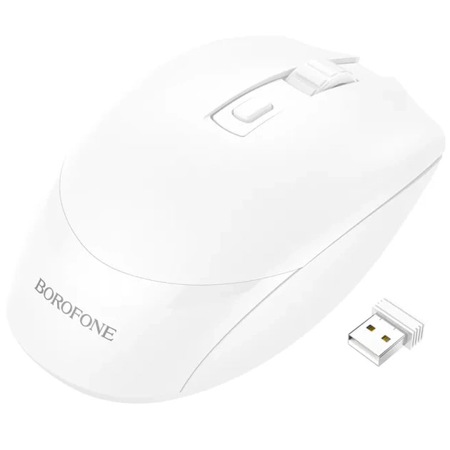 Беспроводная мышь Borofone BG7 white - фото №2 Беспроводная мышь Borofone BG7 white купить