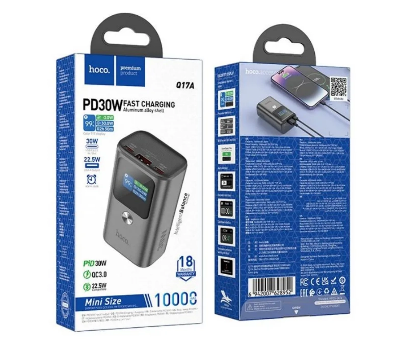 Внешний аккумулятор Hoco Q17A 10000mAh черный онлайн