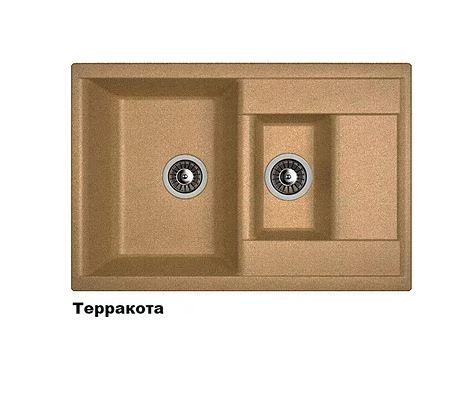 Кухонная мойка Dr. Gans "Астра 760К" (Белый, Дюна, Латте, Серый, Терра, Терракота, Черный) характеристики