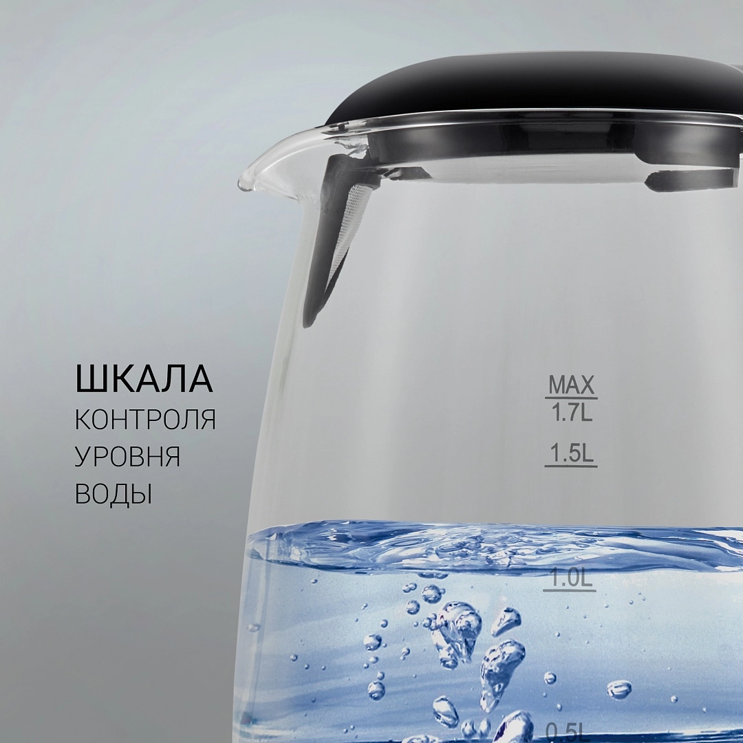 Чайник электрический Polaris PWK 1740CGL характеристики