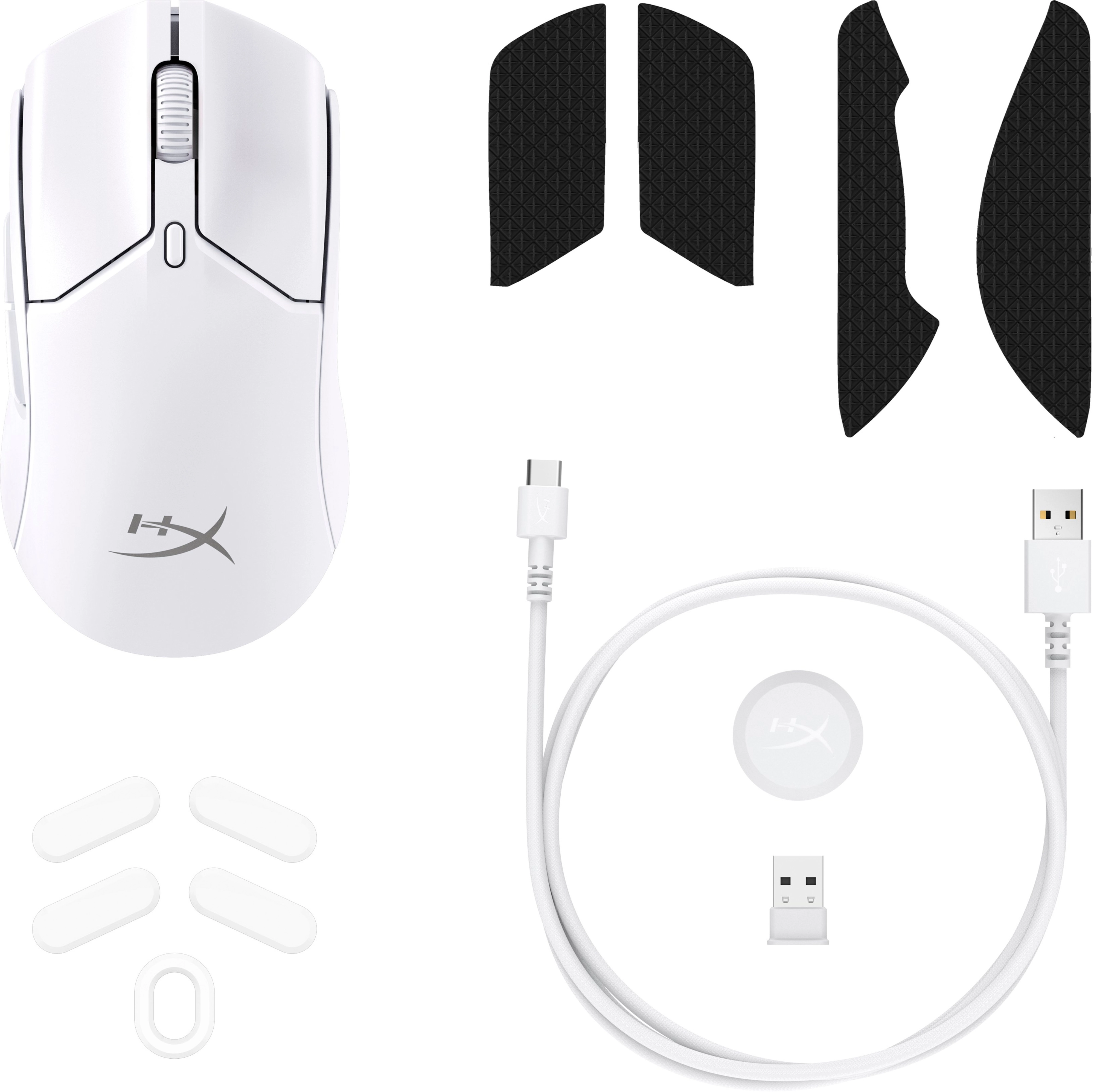 HyperX Pulsefire Haste 2 Mini WL o‘yin sichqonchasi White xususiyatlar