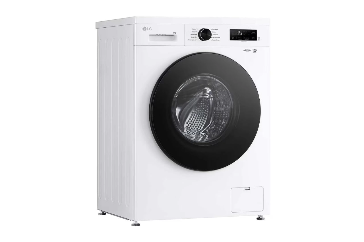 Kir yuvish mashinasi LG F2Y1VS5W 9 Кг xususiyatlar