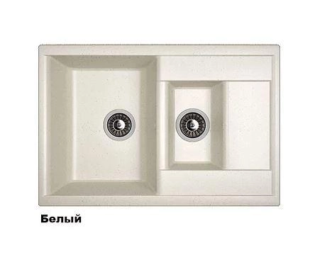 Кухонная мойка Dr. Gans "Астра 760К" (Белый, Дюна, Латте, Серый, Терра, Терракота, Черный) цена