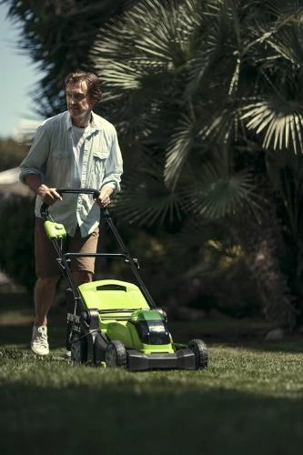 Газонокосилка аккумуляторная Greenworks G40LM40K4 (2504707VB) доставка