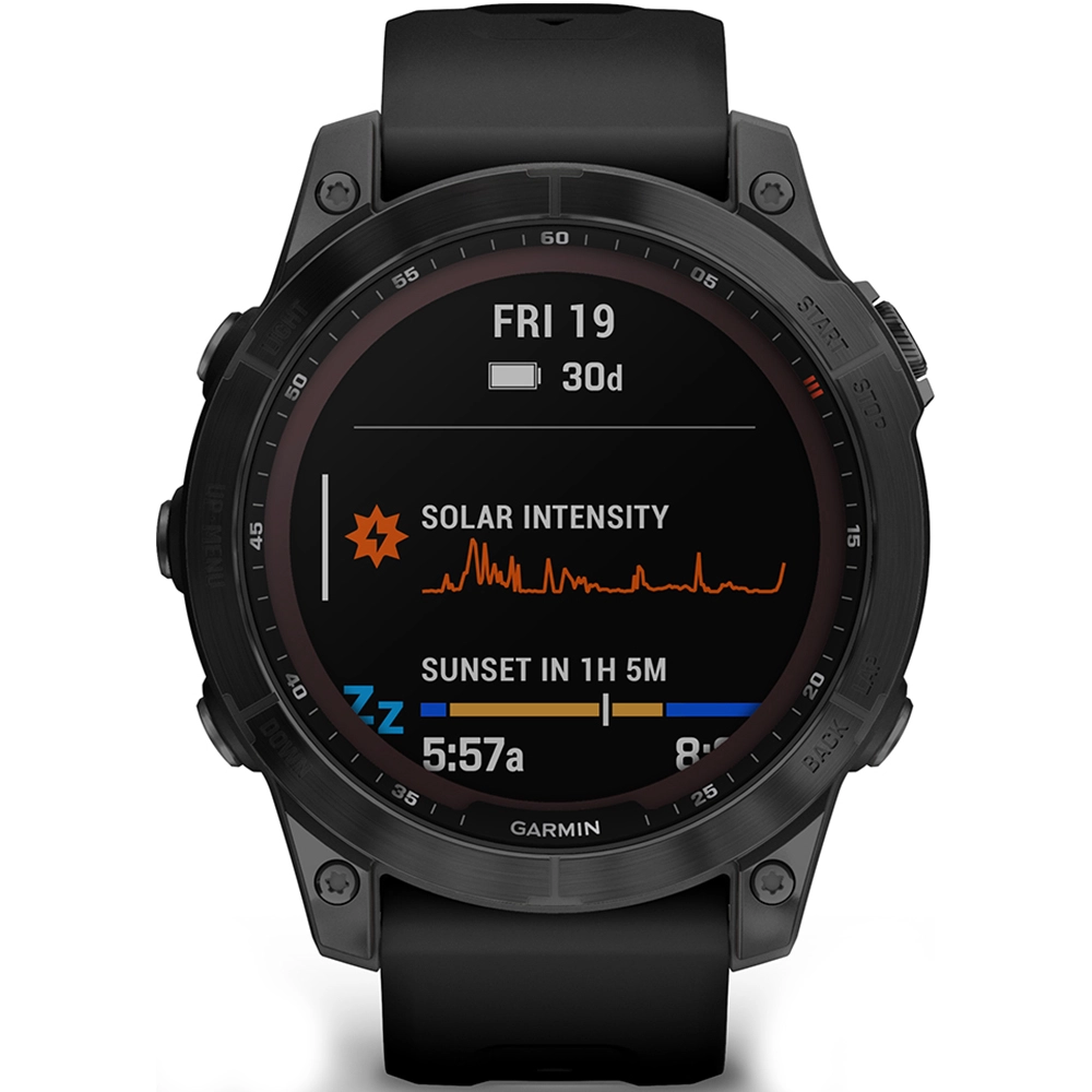 Смарт часы Garmin Fenix 7 Sapphire Solar Titanium Black онлайн