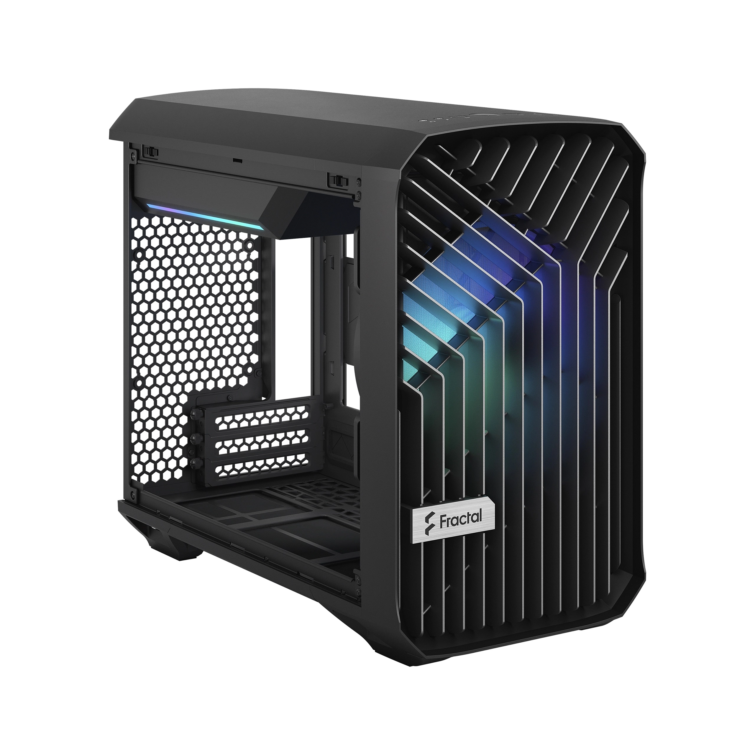 Компьютерный корпус FRACTAL DESIGN Torrent Nano RGB Black TG Light Tint цена
