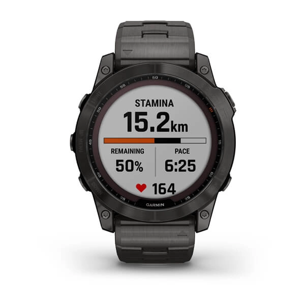 Garmin FENIX 7X Sapphire Solar Edition Carbon Grey DLC Titanium with Carbon Grey DLC Vented Titanium Band smart-soati narxi