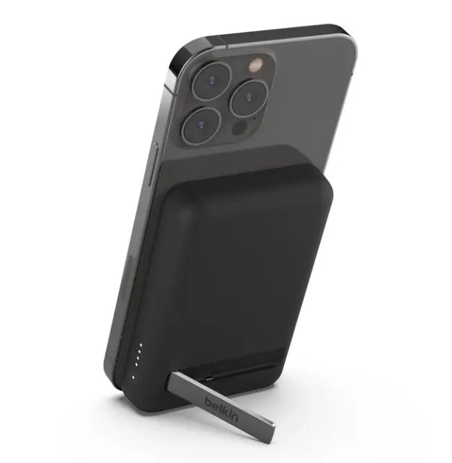 Портативный аккумулятор Power Bank Belkin Magnetic Wireless 5000 + stand Black цена