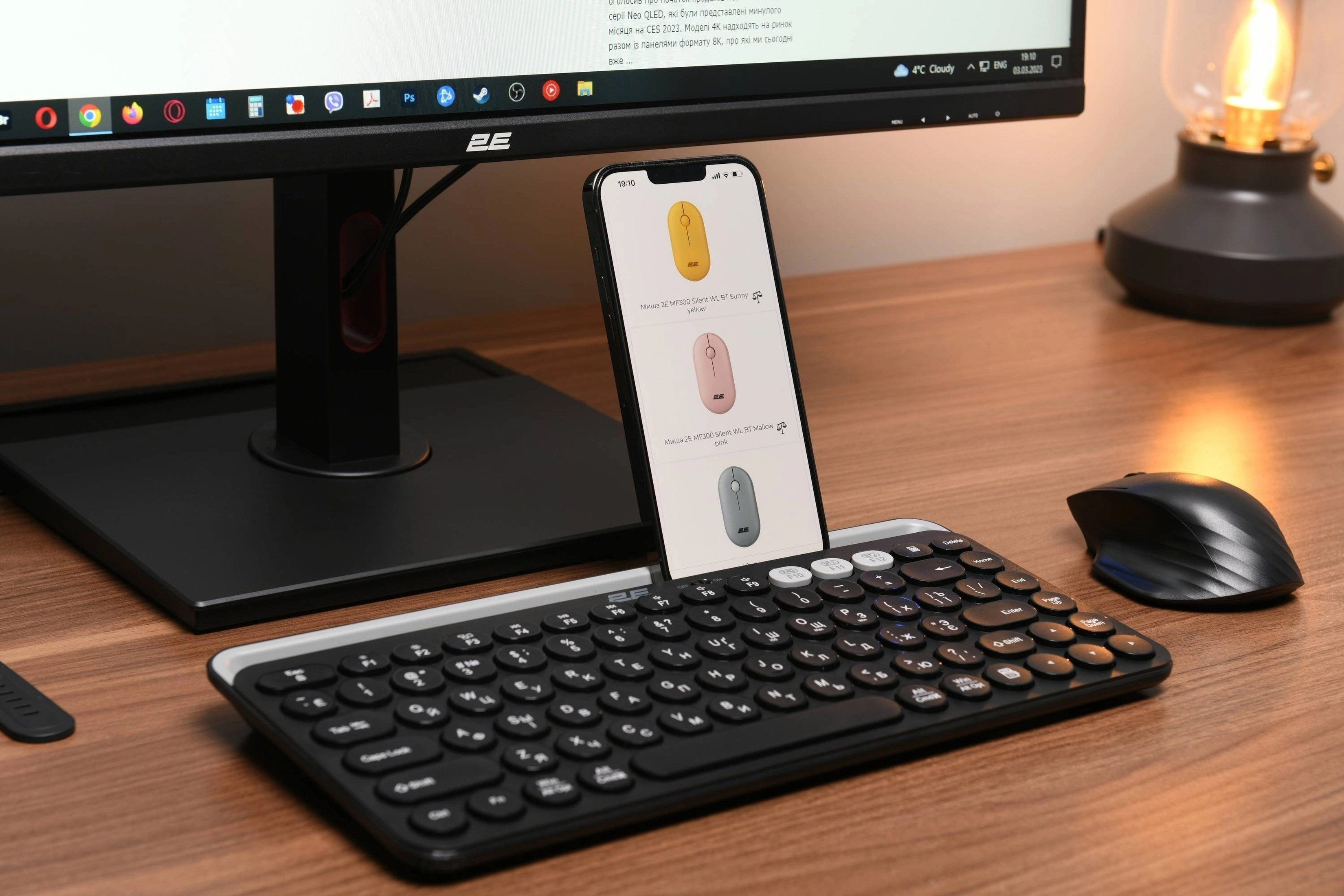 Клавиатура 2E KS250 WL Black цена